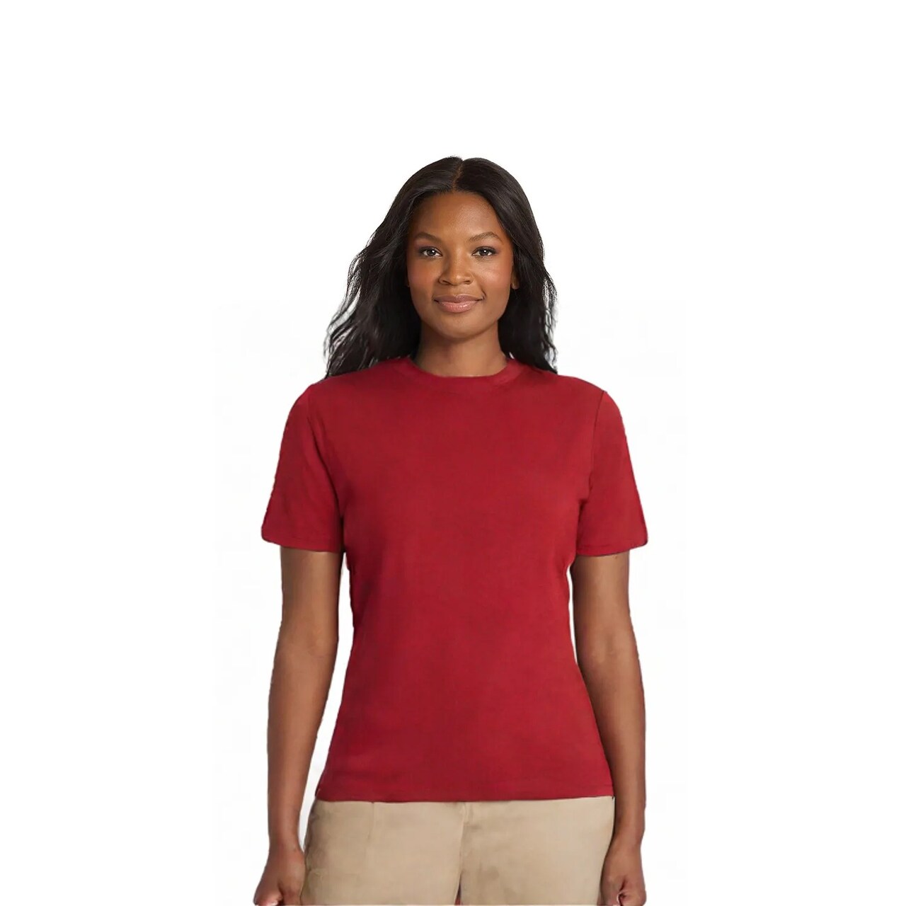 JERZEES Dri Power Heathered Crewneck T-Shirt for Sports Work & Everyday Wear